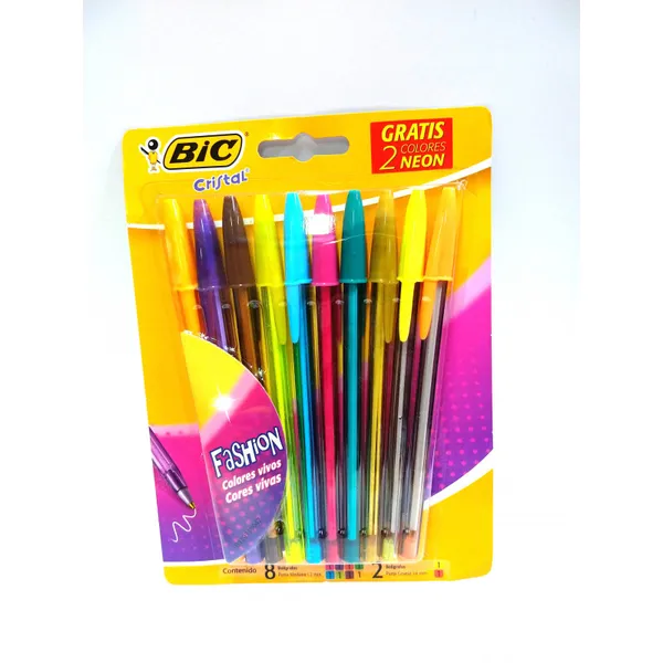 Lapiceras BIC Cristal Pack x10
